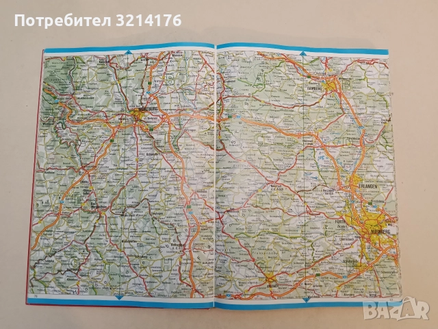 Pilot Autoatlas Deutschland/Europa 92/93 (1:300000; 1:400000), снимка 5 - Специализирана литература - 52751491