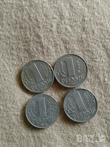 1 пфенинг (1968-1975-1962)