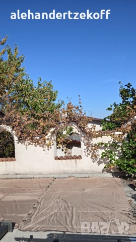 Шатра vidaXL, Плат, Таупе, 4 x 3 x 2.73 m, 32.63 kg за ремонт или части, снимка 2 - Палатки - 52344372