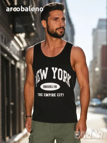 Мъжка тениска без ръкави, 2цвята , снимка 6 - Тениски - 50379947