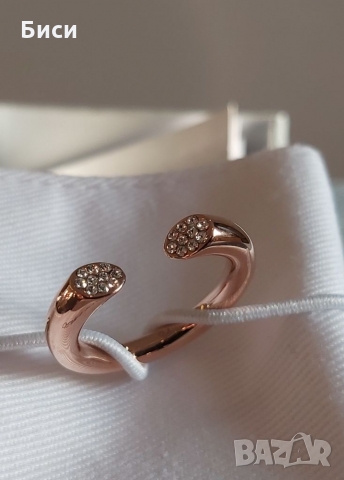 Calvin Klein -нов дамски пръстен от розово злато, снимка 12 - Пръстени - 36039939