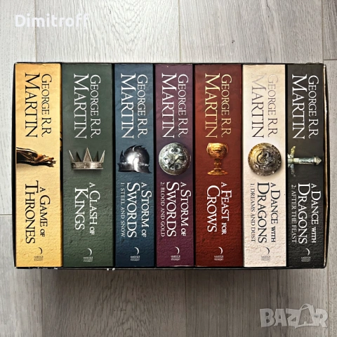 Война на тронове - книги на английски George R.R. Martin – A Song of Ice and Fire (Box Set, English)
