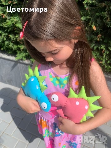 Динозавър от плат/ Динозавърчета, снимка 2 - Плюшени играчки - 41228158