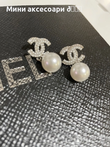 CHANEL обеци, снимка 3 - Обеци - 51858283