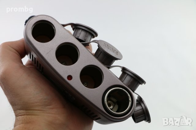 зарядно за автомобил, авто разклонител 12V, 4 в 1, EUFAB - Германия, снимка 8 - Аксесоари и консумативи - 41587733