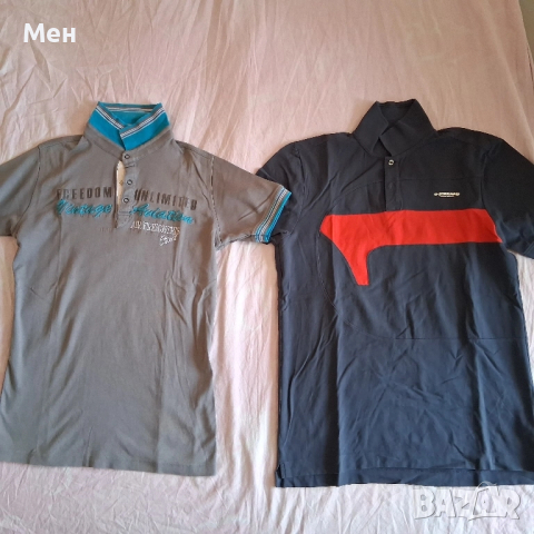 Нови спортно елегантни ризи/тениски с яка, снимка 9 - Тениски - 30496263