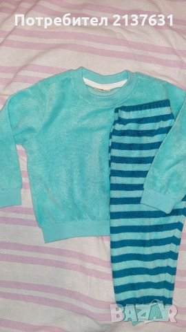 НОВА  ! ДЕТСКА  ХАВЛИЕНА  ПИЖАМА  - Размер 86 / 92, снимка 1