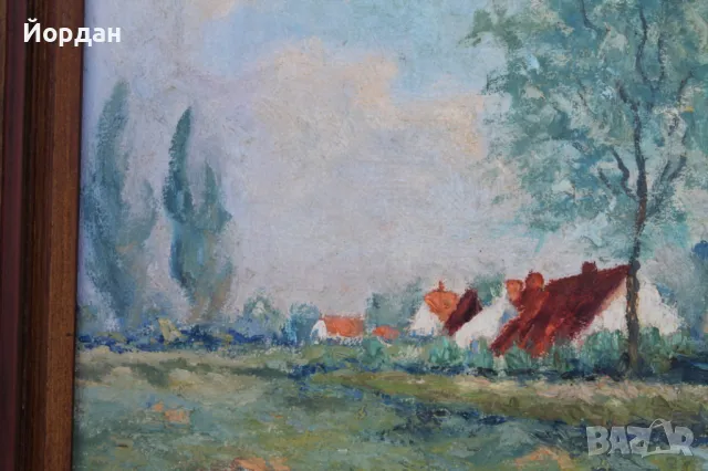 Стара Европейска картина, снимка 3 - Картини - 50099452