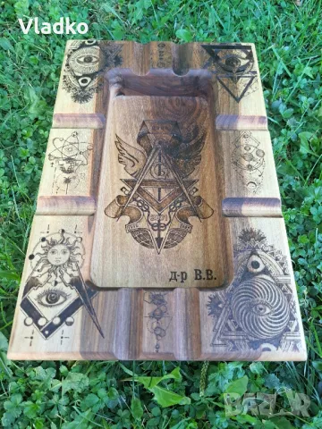 Дървен пепелник за пури , снимка 11 - Други - 36695379