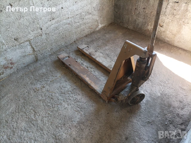 Ретро палетна количка , снимка 5 - Друго търговско оборудване - 50547052