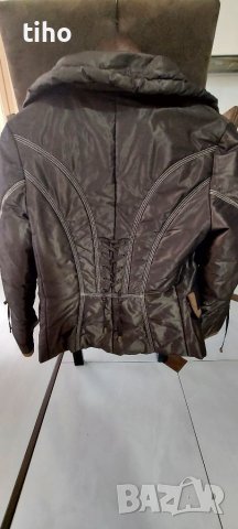 Дамско яке BILANDI размер S с яка и ракавели от естествена лисица. , снимка 4 - Якета - 38614921