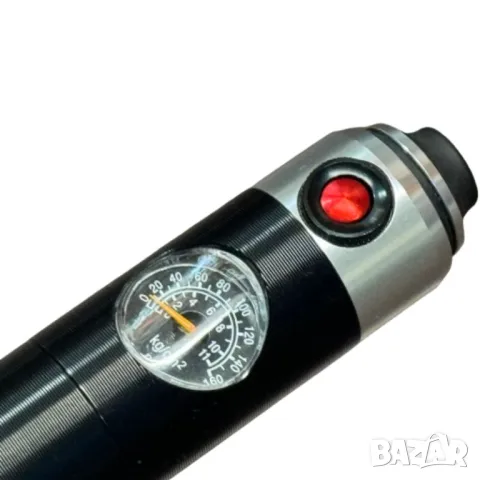 Алуминиева Преносима Помпа За Велосипед С Манометър И Стойка За Транспорт + Безплатна Доставка, снимка 7 - Аксесоари за велосипеди - 27517356