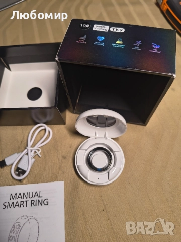 YULUCKGO Смарт пръстен за жени Здравни пръстени за мъже Монитор за кръвно налягане , снимка 4 - Смарт гривни - 51817650