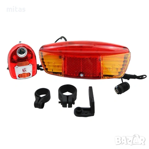 Комплект светлини за велосипед – заден стоп, габарити, мигачи, клаксон, снимка 2 - Аксесоари за велосипеди - 39621079