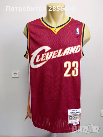 Мъжки потник Mitchell&Ness Cleveland Lebron James размер M