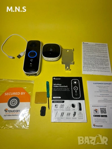 WiFi Звънец с камера , снимка 8 - Комплекти за видеонаблюдение - 53760379