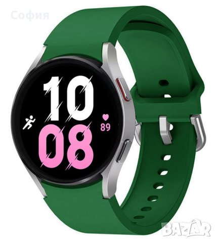 Каишка силиконова за Smart Wach Samsung Galaxy watch 4, 5, 5 PRO НАЛИЧНО!!! , снимка 8 - Каишки за часовници - 40863669