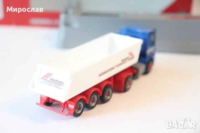 HERPA H0 1/87 MERCEDES BENZ ACTROS КАМИОН МОДЕЛ САМОСВАЛ ГОНДОЛА , снимка 9 - Колекции - 50682022