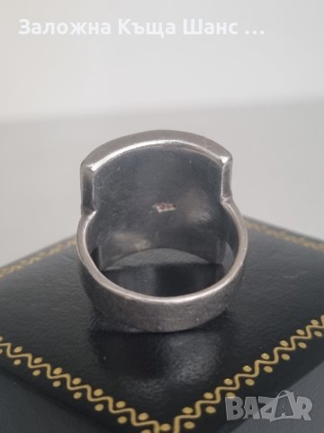 Дамски сребърен пръстен с кралски седеф, снимка 6 - Пръстени - 41834117