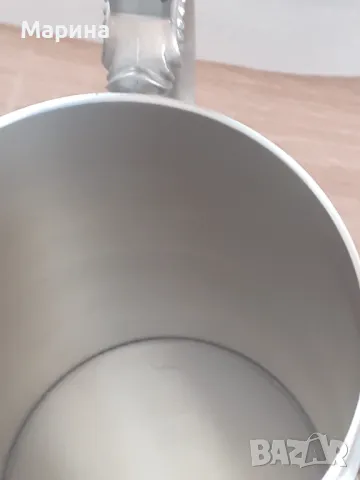 Халба от калай, 1300 мл.,  Antik*Vintage#33, снимка 11 - Антикварни и старинни предмети - 47606731