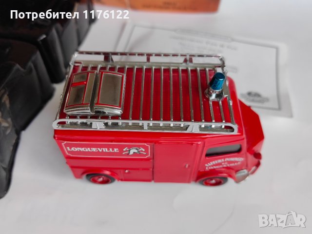 Matchbox Мачбокс MOY '47 Citroen Fire Van Ситроен Ван Пожарна Нов С Кутия , снимка 11 - Колекции - 41722068