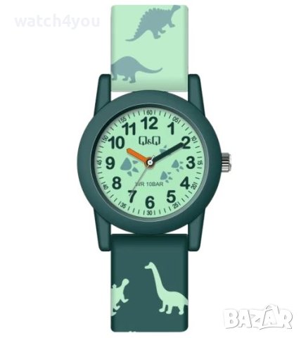 НОВ КАЧЕСТВЕН ДЕТСКИ ЧАСОВНИК Q&Q VR99J010Y DINO WATCH. ДЕТСКИ ЧАСОВНИЦИ QQ С ДИНОЗАВРИ D, снимка 1 - Детски - 32819479