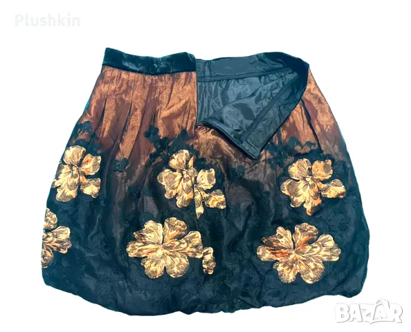 Пола с флорален мотив - L размер, снимка 2 - Поли - 47984019