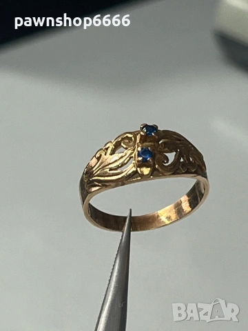 Златен пръстен 14 карата 2,95 грама , снимка 3 - Пръстени - 53835236