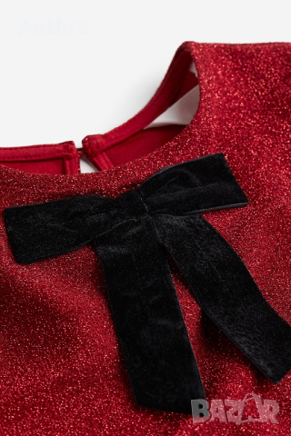 H&M Празнична рокля с панделка за момиче 8-10г, снимка 2 - Детски рокли и поли - 44656113