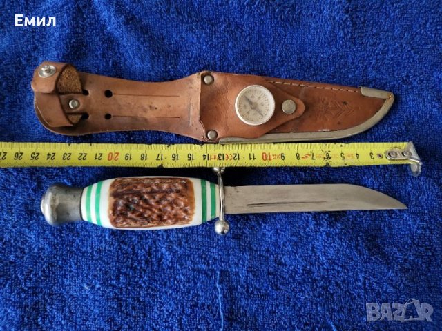 Туристически ловен нож от соца ГДР, снимка 4 - Колекции - 38963208