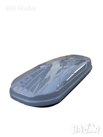 Автобокс Кутия Багажник за Автомобил 470L сив гланц 173/80/37