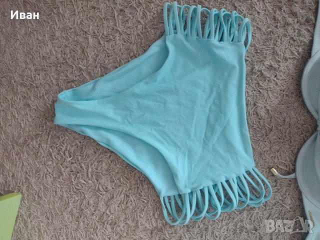 Нов бански в светло синьо , снимка 2 - Бански костюми - 41910592