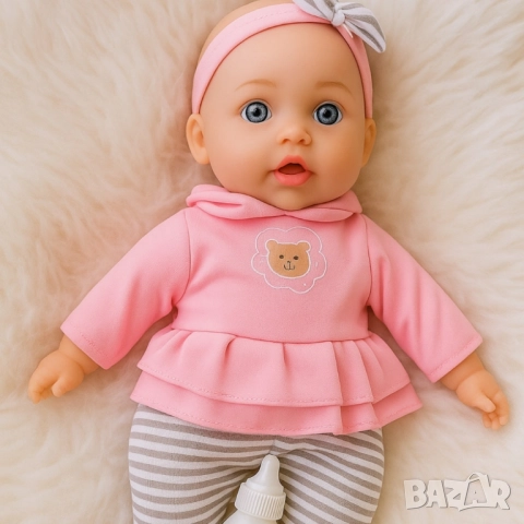 Очарователна кукла бебе - перфектният подарък за малките дами, снимка 3 - Кукли - 52125752