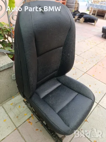 Седалка BMW F10 F11 Шофьорска черна кожена седалка за БМВ Ф10 Ф11 Седалка кожен салон, снимка 2 - Части - 50416304