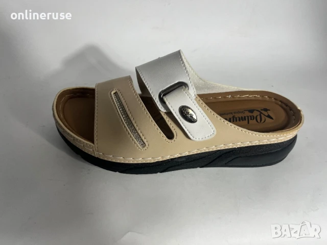 Дамски чехли на платформа, снимка 1