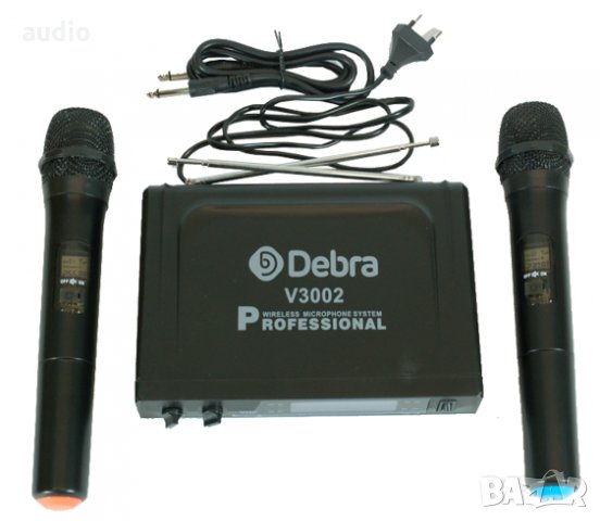 Безжични микрофони DEBRA 3002, снимка 1 - Микрофони - 34790068