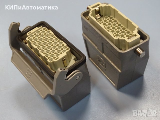 конектор Harting Han 72 DD-F male connector 10A, 250V, 4KV 3, снимка 5 - Резервни части за машини - 36001759