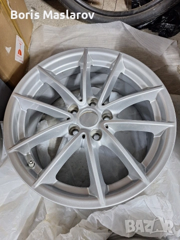 Джанти 5х112 17" BMW + датчици за налягане, снимка 4 - Гуми и джанти - 53639075