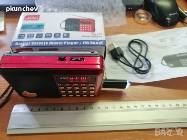 FM радио с Bluetooth, USB, MicroSD card, снимка 3 - Радиокасетофони, транзистори - 40147527