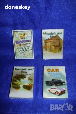 Тесте 52 карти - коли, валути, реки (колекционерски), снимка 2 - Карти за игра - 42056414