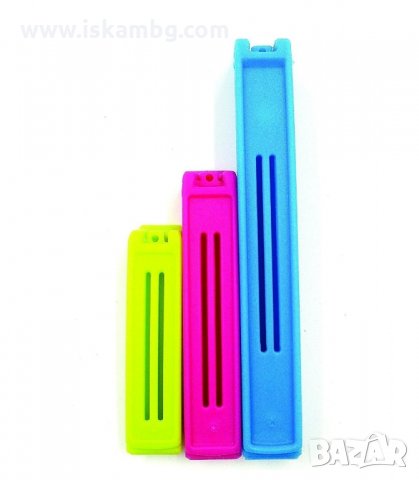 КОМПЛЕКТ 5 ЩИПКИ ЗА ЗАПЕЧАТВАНЕ НА ТОРБИЧКИ И ПЛИКОВЕ - код 1826, снимка 13 - Други - 33979394