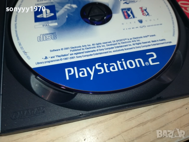 SONY PS2 GAME-TIGER WOODS 2001 2411251714, снимка 12 - Игри за PlayStation - 52526239