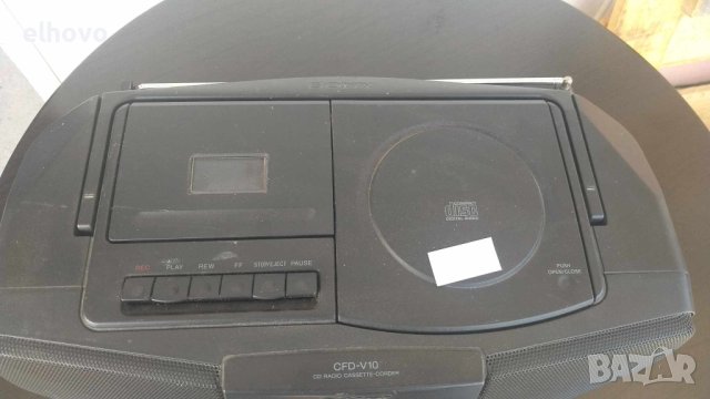 Радиокасетофон CD SONY CFD-V10, снимка 2 - Радиокасетофони, транзистори - 41456666
