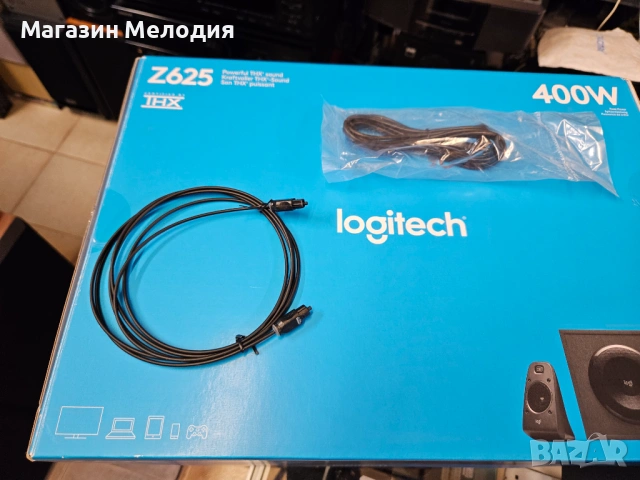 Компютърни колни с бас каса Logitech 2.1 Z625 POWERFUL THX SOUND Пълен комплект, само са тествани., снимка 5 - Тонколони - 53285723