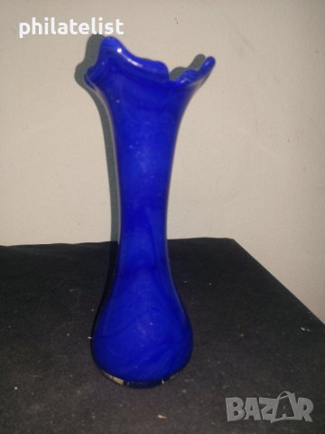 Ваза - Синьо стъкло №3 !