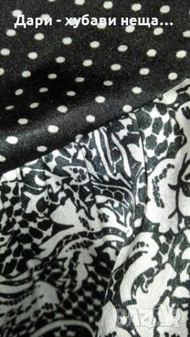 Рокля от сатен, на точки и цветя👗🍀S,M👗🍀арт.2026, снимка 4 - Рокли - 33780923