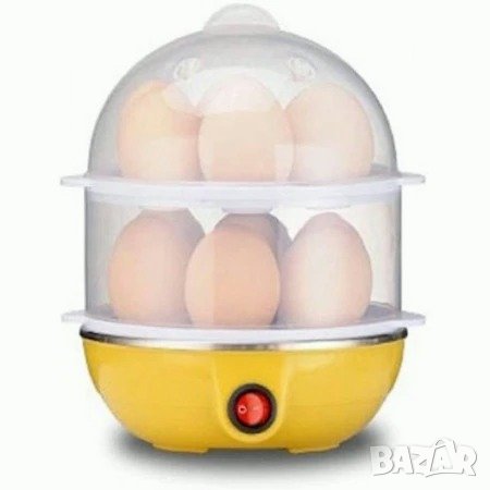 Супер цена! Иновативна Яйцеварка на два етажа за 14 яйца Egg Cooker, снимка 4 - Уреди за готвене на пара - 42707837