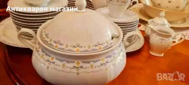 VOHENSTRAUSS Johann Seliman , BAVARIA  ,GERMANY. Възхително ,красив комплект за хранене, снимка 7 - Сервизи - 49999999