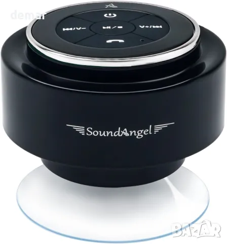 XLEADER Душ високоговорител, IPX7 водоустойчив Bluetooth високоговорител с вендуза и щипка