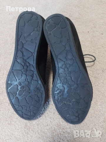 Дамски велурени боти, снимка 4 - Дамски боти - 52497184